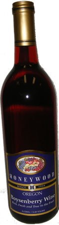 Honeywood Boysenberry 750 ml.