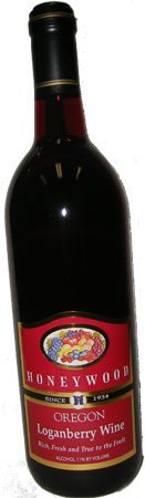 Honeywood Loganberry 750 ml.